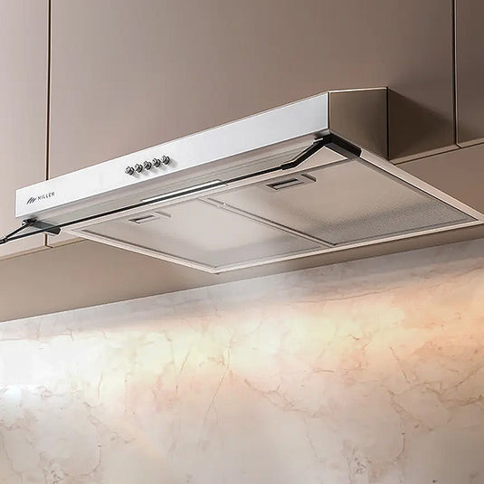 Millen 60cm Under Cabinet Range Hood MKH 603 WH 80W, 3 Year Warranty