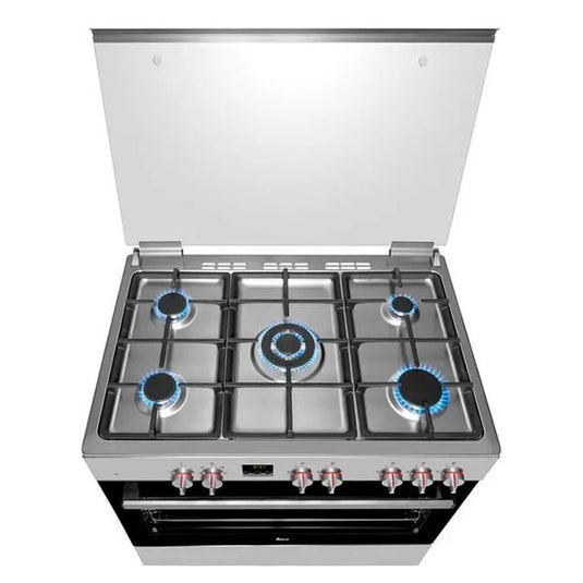 TEKA FS 901 5GE SS LPG 90cm Free Standing Cooker with gas hob and multifunction electric oven