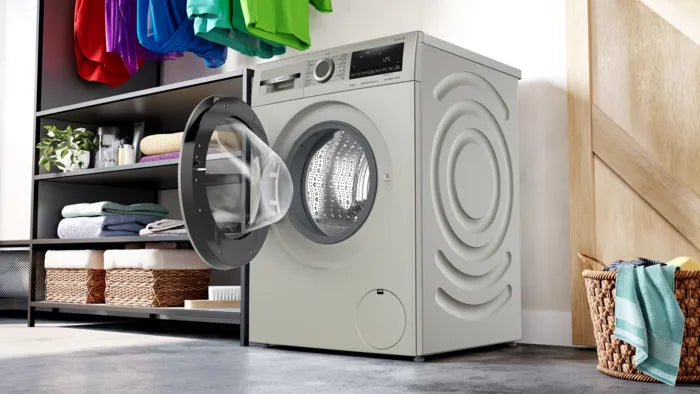 Load image into Gallery viewer, Bosch Series 8 Front Load Washing Machine WGB244AXGC 9 Kg Silver Inox
