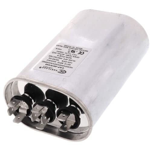 40+5 MFD Oval Capacitor 370:440 Volt Dual Run