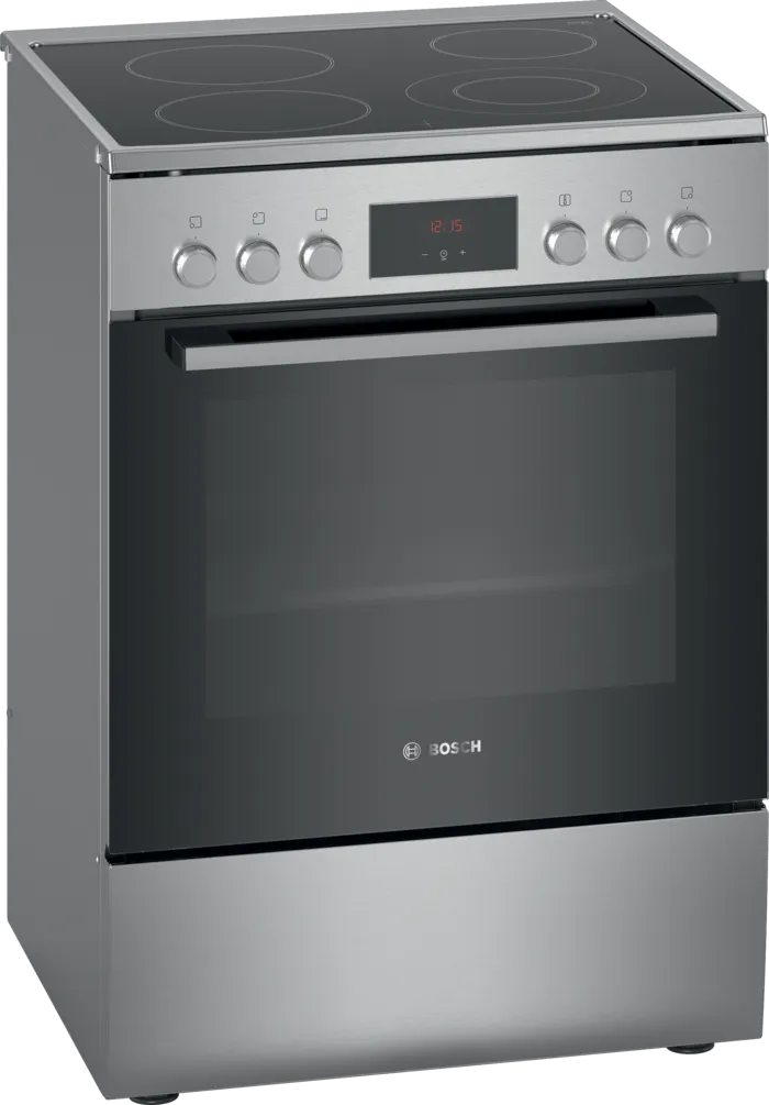 Load image into Gallery viewer, Bosch Series 4 Free-standing Electric Cooker HKQ38A150M Stainless Steel
