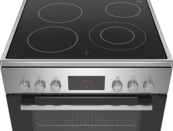 Load image into Gallery viewer, Bosch Series 4 Free-standing Electric Cooker HKQ38A150M Stainless Steel
