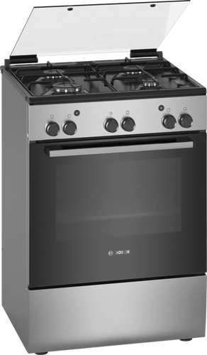 Bosch Series 2 Free-standing Gas Cooker HGA120B51M Stainless Steel