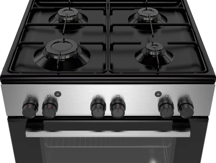 Load image into Gallery viewer, Bosch Series 2 Free-standing Gas Cooker HGA120B51M Stainless Steel
