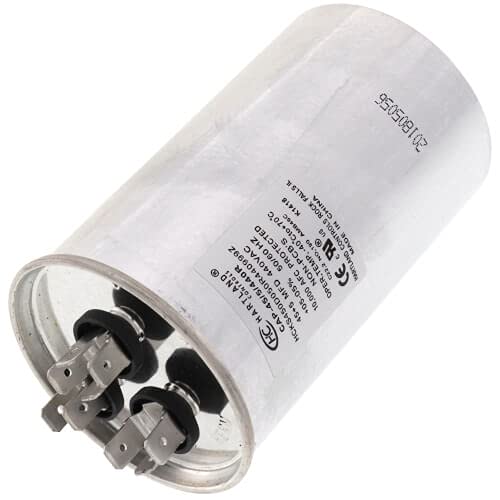 Load image into Gallery viewer, The HVAC Genius 45+5 uf MFD 370-440 Volt Dual Run Round Capacitor 45-5-440R for HVAC, Air conditioners, Pool pumps, and Furnaces
