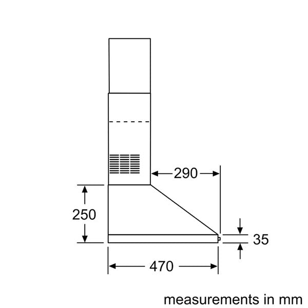 Load image into Gallery viewer, Bosch Series 2 Wall-Mounted Cooker Hood DWP94CC50M 90 cm Stainless Steel
