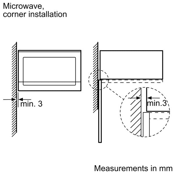 Load image into Gallery viewer, Bosch Series 6 Built-in Microwave BEL554MS0M 59 x 38 cm Stainless Steel
