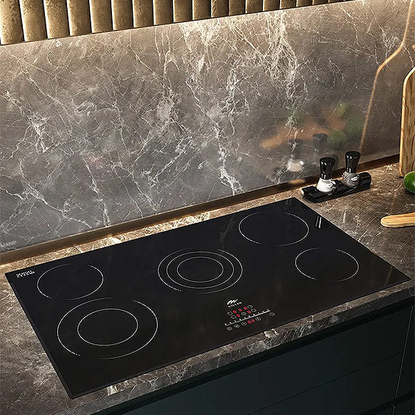 Load image into Gallery viewer, Millen 90cm Built In Electric Hob MEH 902 BL With 5 Heating Zones 8700W, 3 Year Warranty
