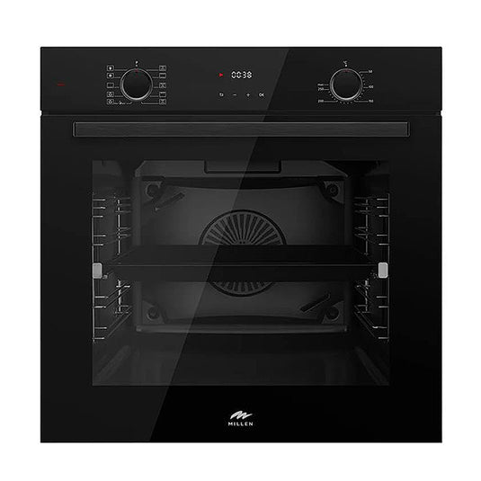 Millen 60cm Built-in Electric Oven MEO 6004 BL 10 Cooking Modes 3260W, 3 Year Warranty