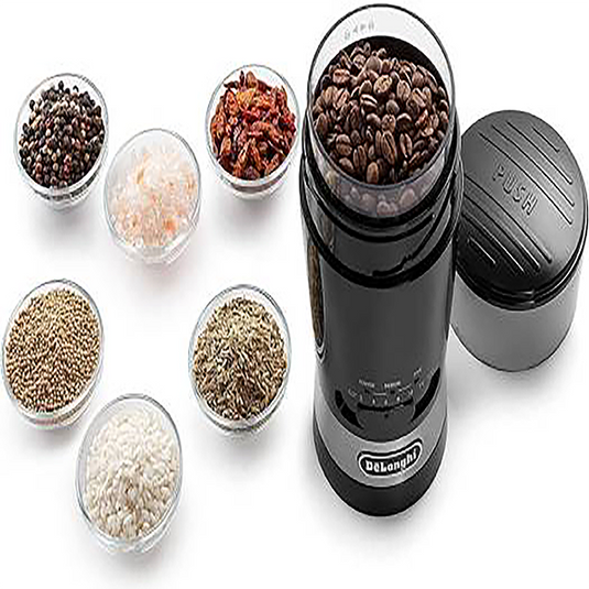 De'Longhi KG210 Electric Coffee & Spices Grinder Mill, 12 Cups Capacity