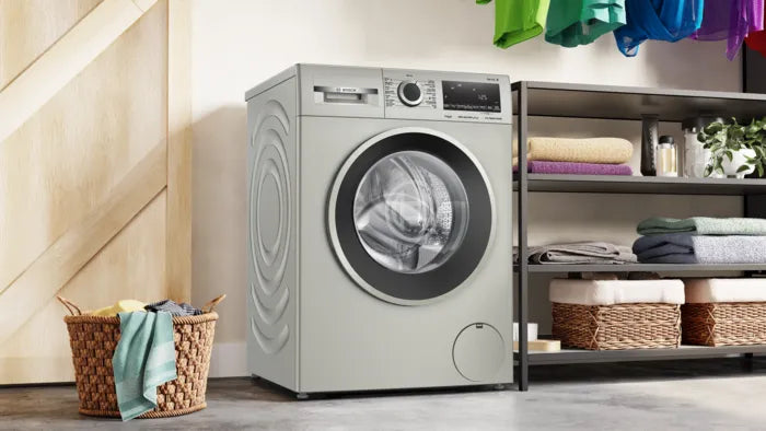 Load image into Gallery viewer, Bosch Series 8 Front Load Washing Machine WGB244AXGC 9 Kg Silver Inox
