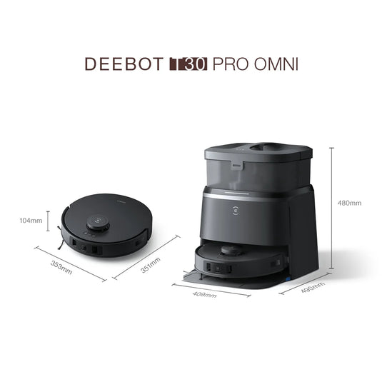 Ecovacs DEEBOT T30 PRO OMNI Black