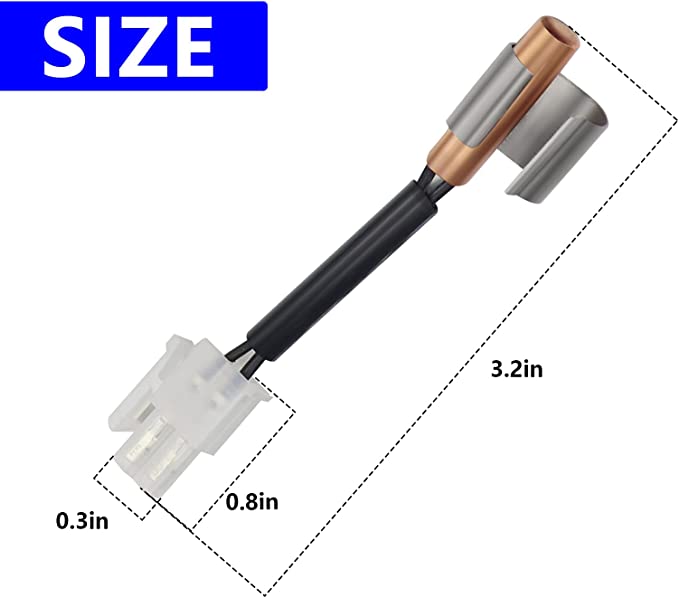 Load image into Gallery viewer, Refrigerator Thermistor with Clip Compatible with Whirlpool
