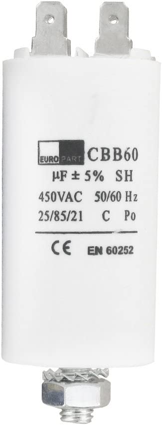 Washing Machine Capacitor with 25uF/25MFD 450 V