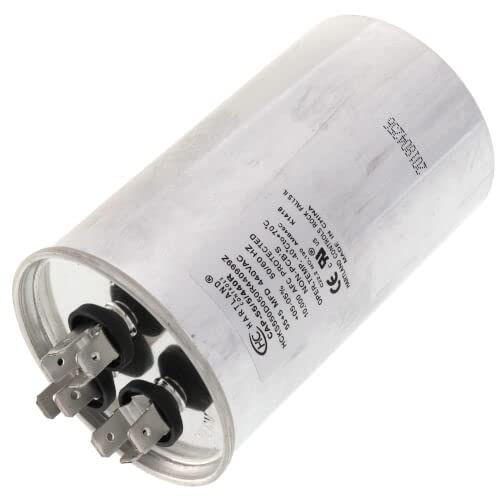 55 + 5 MFD Capacitor Micro Farad 370 or 440 Volt Dual Run Round Capacitor