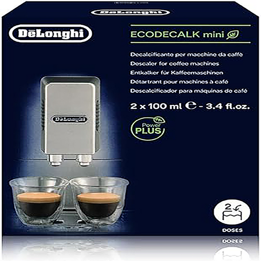 Delonghi EcoDecalk Descaler DLSC101 - 5513295981 Mini 100ml for Coffee Machine Cleaning