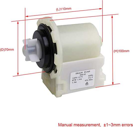 Drain Pump Washing Machines for 8540024 W10117829 WPW10730972 W10190647 W10201457