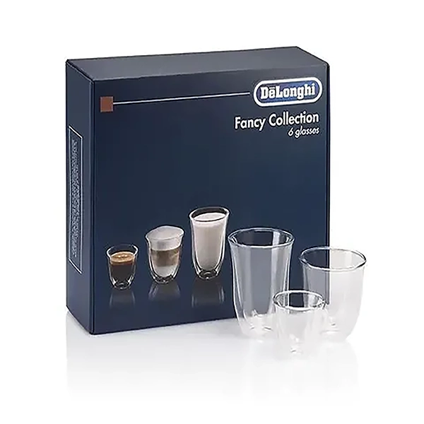 Load image into Gallery viewer, De&#39;Longhi DLSC302 Fancy Collection Espresso, Cappuccino, and Latte Macchiato Glass
