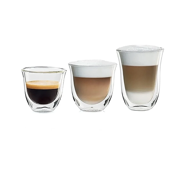 Load image into Gallery viewer, De&#39;Longhi DLSC302 Fancy Collection Espresso, Cappuccino, and Latte Macchiato Glass
