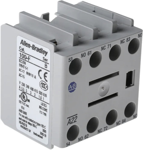 Allen Bradley - 100-FA22 Auxilary Contact Block 2NO+2NC