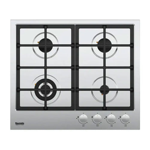 Baumatic 60cm 4 Burner Gas Hob – BMEH6GESS