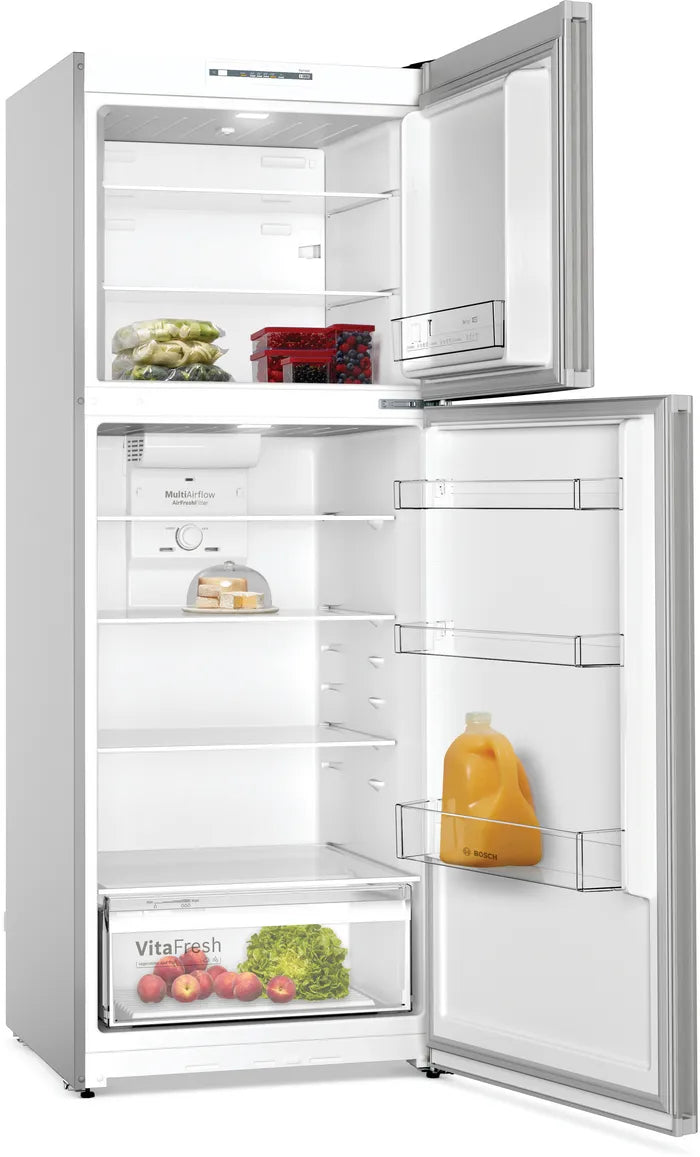 Load image into Gallery viewer, Bosch Series 4 Freestanding Fridge-freezer KDN55NL20M With Freezer at Top 186 x 70 cm
