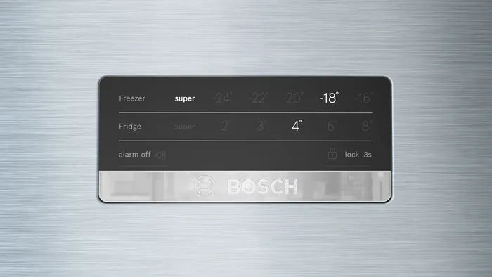 Load image into Gallery viewer, Bosch Series 4 Freestanding Fridge-freezer KDN76XI30M With Freezer at Top 186 x 75 cm
