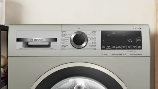 Bosch Series 4 Front Load Washing Machine WGA2540XGC 10 Kg Silver Inox