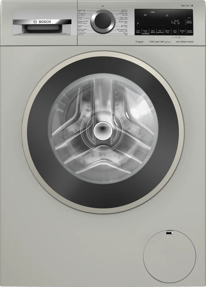 Load image into Gallery viewer, Bosch Series 4 Front Load Washing Machine WGA2540XGC 10 Kg Silver Inox
