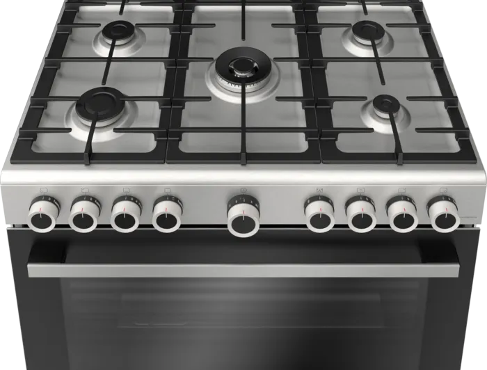 Load image into Gallery viewer, Bosch Series 4 Gas Range Cooker HGVDA0Q50M Stainless Steel
