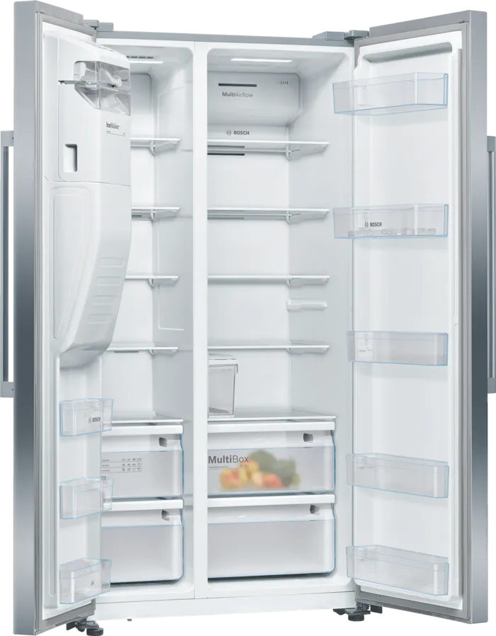 Load image into Gallery viewer, Bosch Series 4 Side by Side Refrigerator KAI93VI30M 178.7 x 90.8 cm
