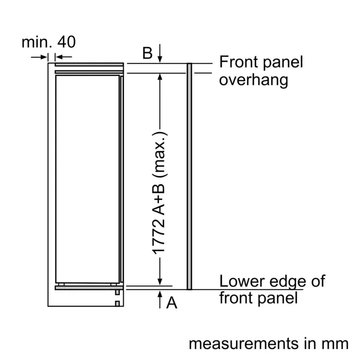 Load image into Gallery viewer, Bosch Series 6 Built-in Fridge KIR81AF30M 177.5 x 56 cm Flat Hinge
