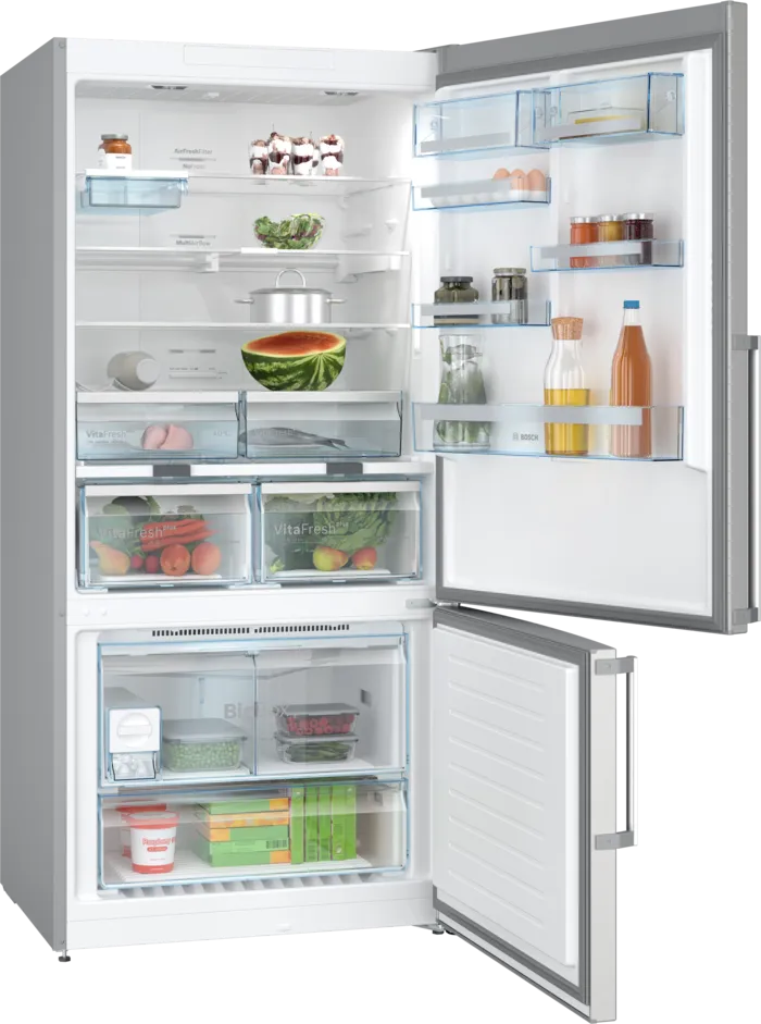 Load image into Gallery viewer, Bosch Series 6 Fridge freezer | KDN86AI31M With Bottom Freezer
