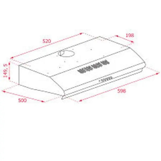 TEKA CL 610 Classic Extractor Hood CL 610 silver