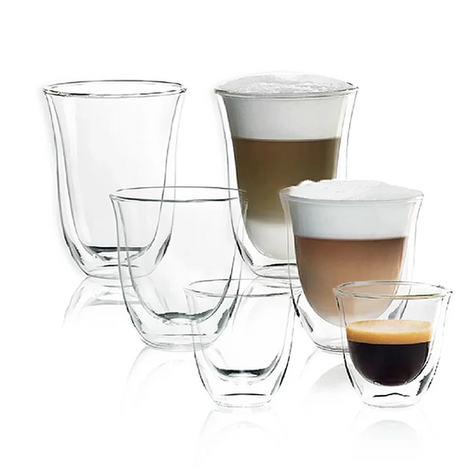 Delonghi Coffee Glasses DLSC301 6pc (190ml)