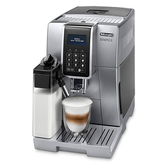 De’Longhi Dinamica Automatic Coffee Machine, Bean to Cup Coffee Machine, ECAM350.75.S, Silver