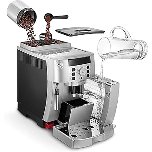 De'Longhi Magnifica S Bean To Cup Coffee Machine, ECAM22.110.SB, Silver