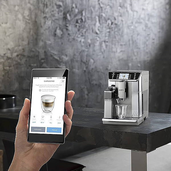 Load image into Gallery viewer, De’longhi Primadonna Elite Fully Automatic Coffee Machine ECAM650.55.MS, Silver
