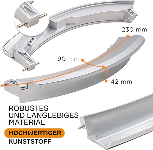 Door Handle Plastic Handle Compatible with Bosch Siemens