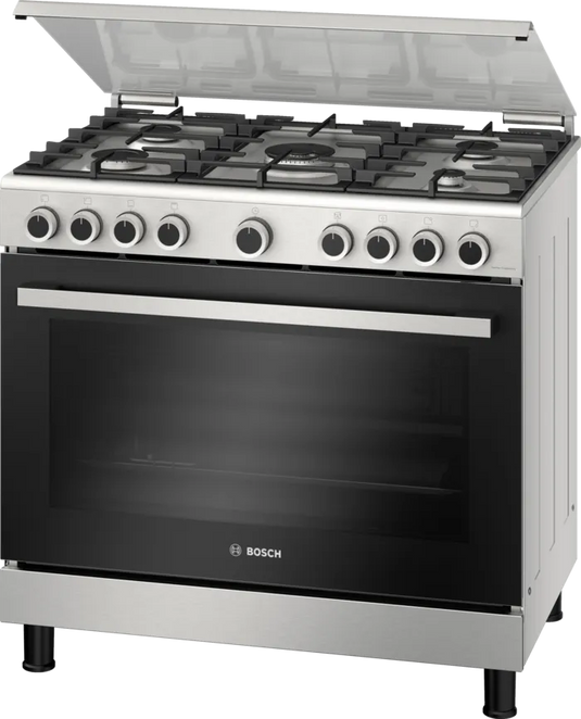 Bosch Series 4 Gas Range Cooker HGVDA0Q50M Stainless Steel