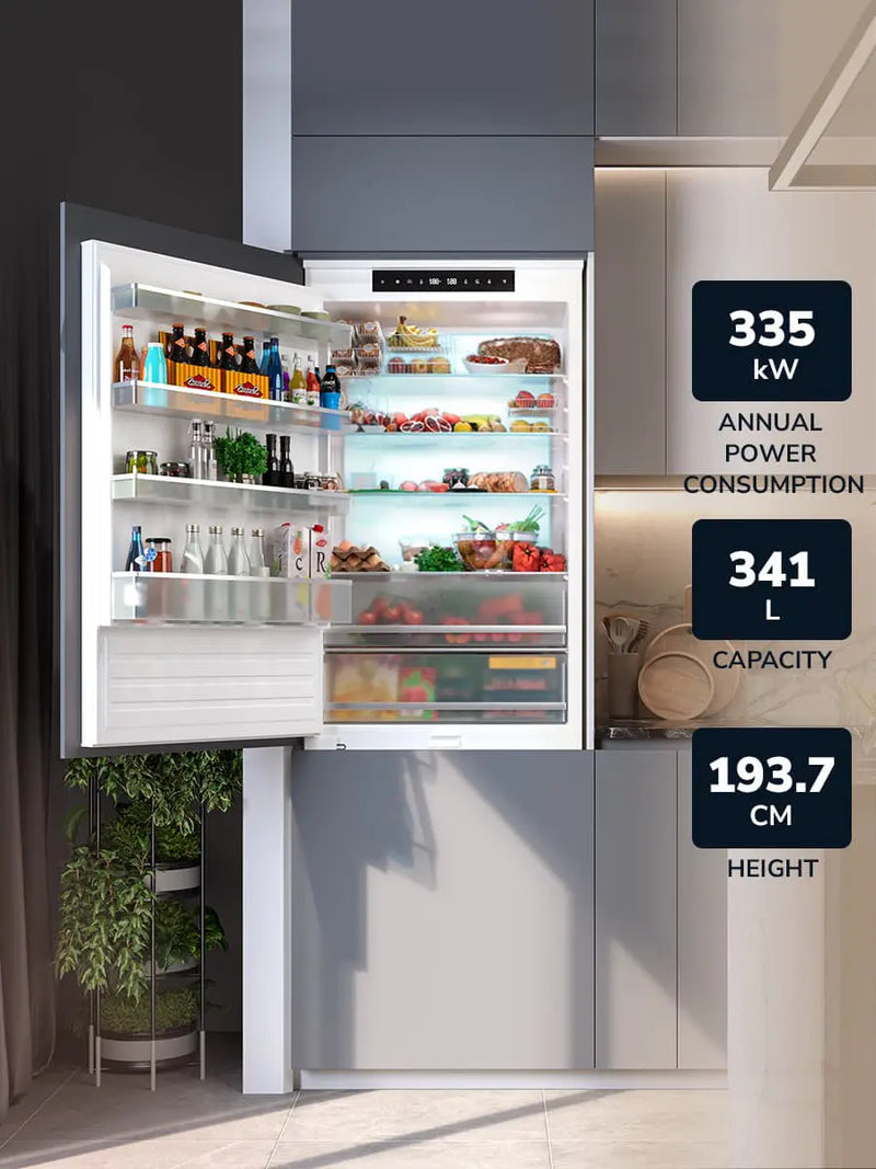 Load image into Gallery viewer, Millen fridge freezer | Built-in Refrigerator MBI 193.7D, 3 Year Warranty

