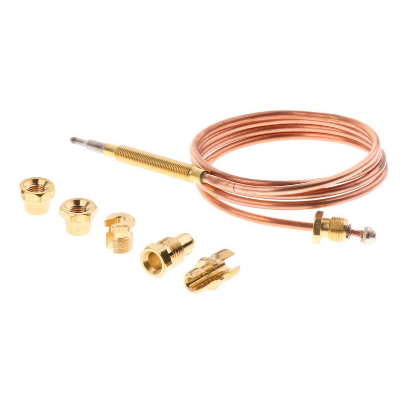 Load image into Gallery viewer, FLAMEER 2PCS 90cm Thermocouple Replacement Set For Gas Furnaces Boilers Water Heaters;
