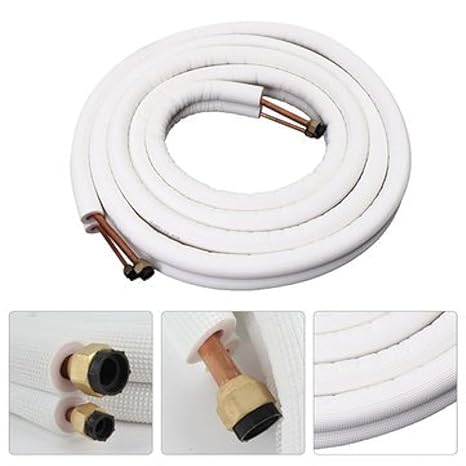 Generic Air Conditioner Tube 1/4 3/8 Insulated Copper Pipe 5M Air Conditioning Pipe