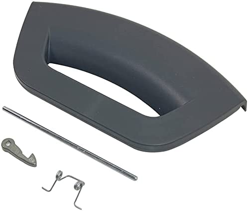 Graphite Door Handle Kit for Hotpoint Washing Machine SPARES2GO