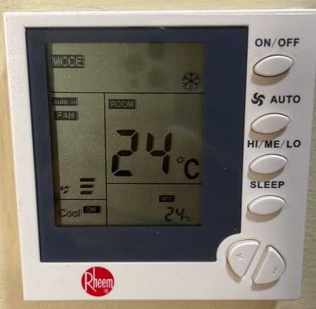 Load image into Gallery viewer, Rheem Air Conditioning Digital Thermostat SAS903XSLP-CO-S, 220V-3 Speed
