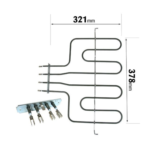 Cooker Oven Dual Grill Element