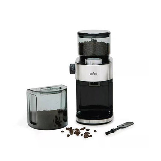 Braun Coffee Grinder FreshSet KG7070, 15 Grind Settings, 220g Large Container