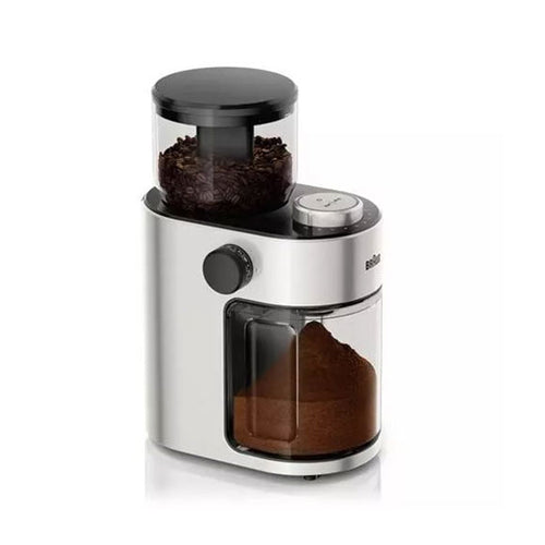 Braun Coffee Grinder FreshSet KG7070, 15 Grind Settings, 220g Large Container