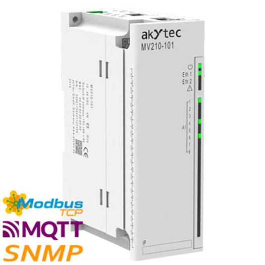 MV210-101, MV210-202, MV210-204, MV210-212 Analog Input Modules (AI, Modbus TCP, Ethernet)