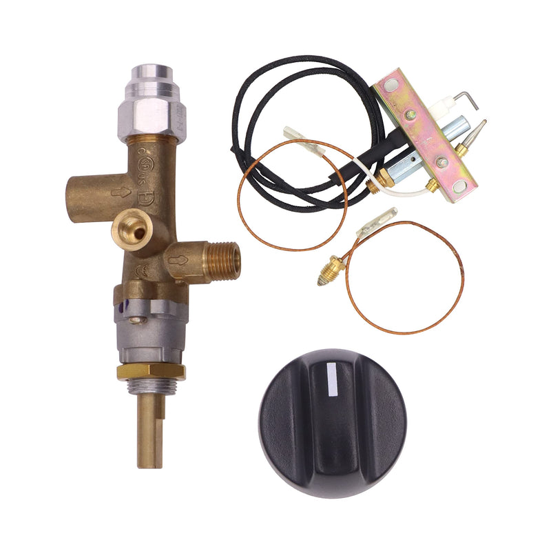 Load image into Gallery viewer, Meter Star Propane Fire Pit Main Control Brass Safety Valve,Gas Room Heater Pilot Burner Assembly Parts Thermocouple Safety Device Ignition Component Pilot Assembly Kit Prcie Shop in Dubai UAE. faj.ae
